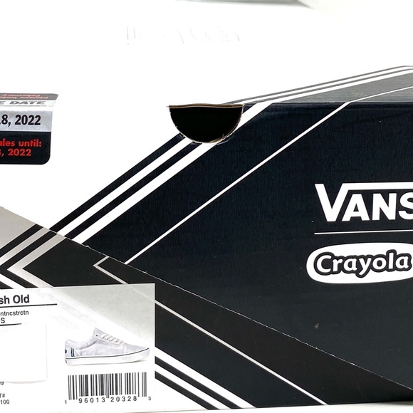 💖MEGA SALE💖VANS Old Skool ComfyCush Crayola White Women   Canvas  VN0A5DYCB1S - Picture 10 of 11